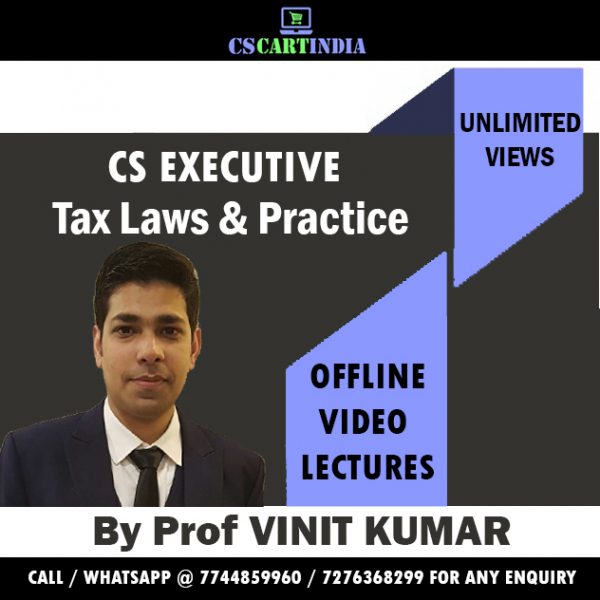 CS Executive Taxation Video Lectures