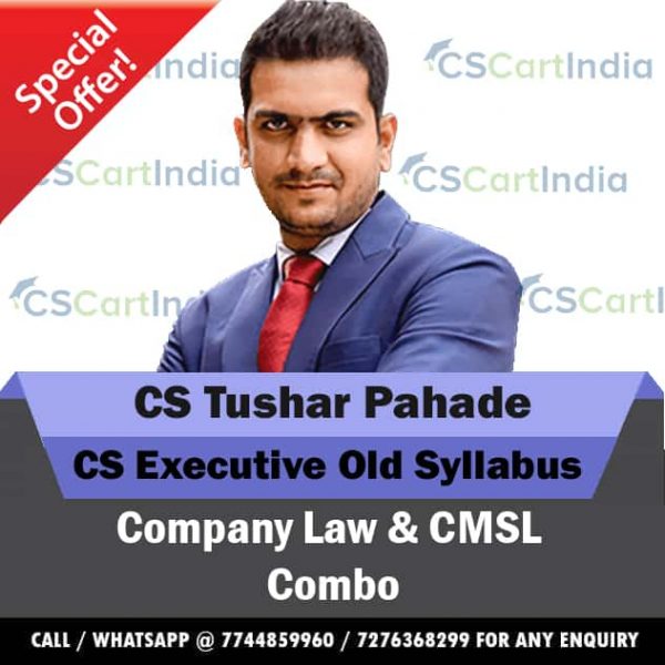 CS Executive Company Law CMSL Video Lectures Combo