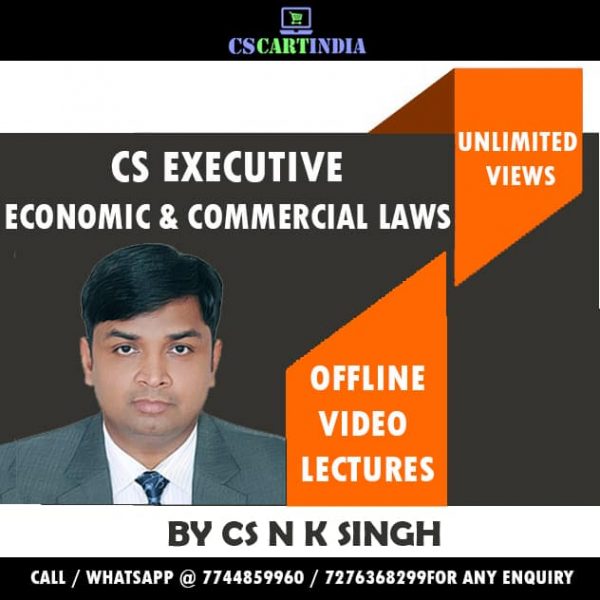 CS Executive ECL Video Classes by CS N K Singh