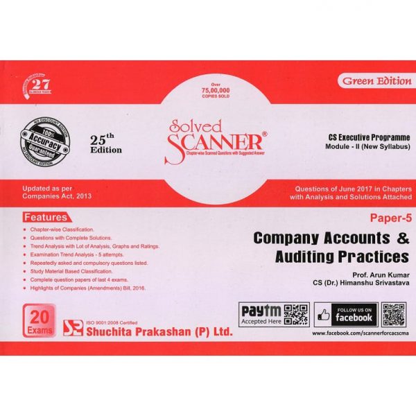 Company Accounts and Auditing Practices (Paper-5)