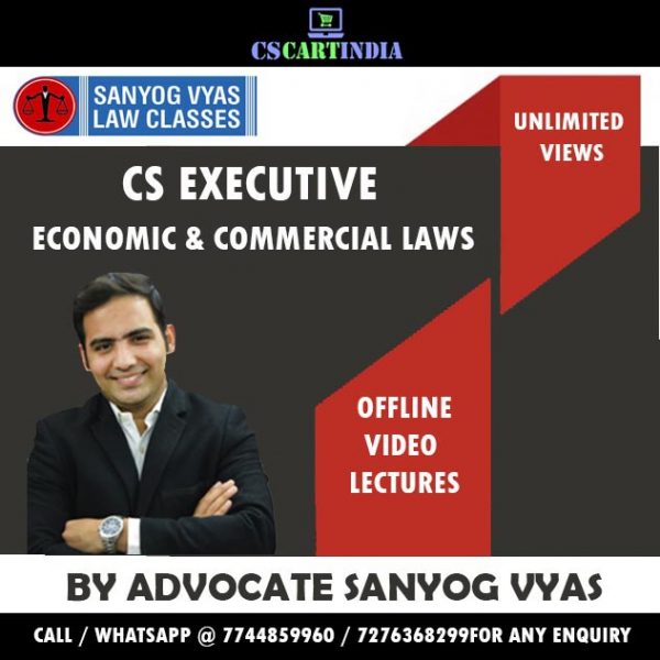 CS Executive ECL Lectures by Sanyog Vyas