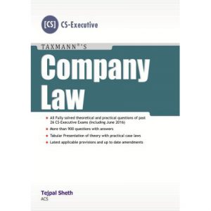 COMPANY LAW BY TEJPAL SHETH