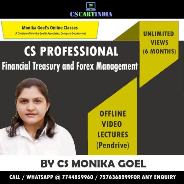 Financial Treasury and Forex Management Video Lectures