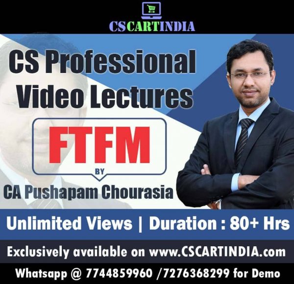 CS Professional FTFM Video Lecture