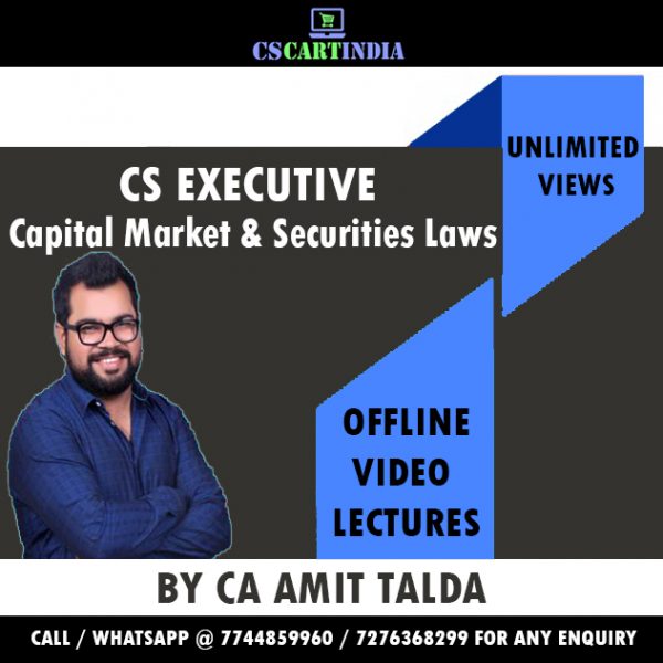 CA Amit Talda CS Executive CMSL Video Lectures