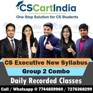 CS Executive New Syllabus Group 2 Video Lectures Combo