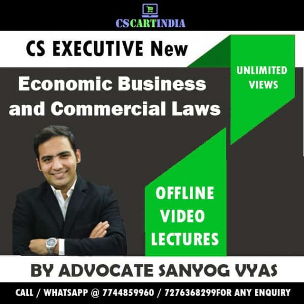 Sanyog Vyas CS Executive Economic Business Commercial Laws