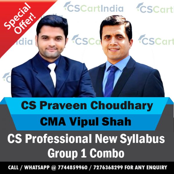 New Syllabus CS Professional Group 1 Video Lectures