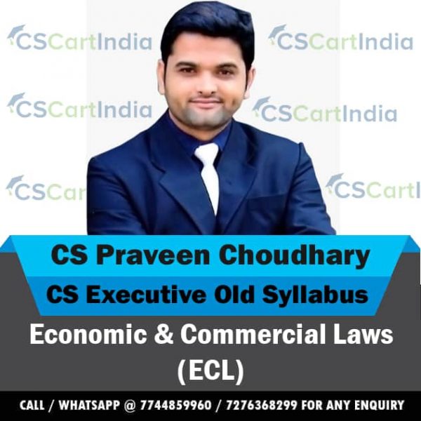 CS Praveen Choudhary CS Executive ECL Video Lectures