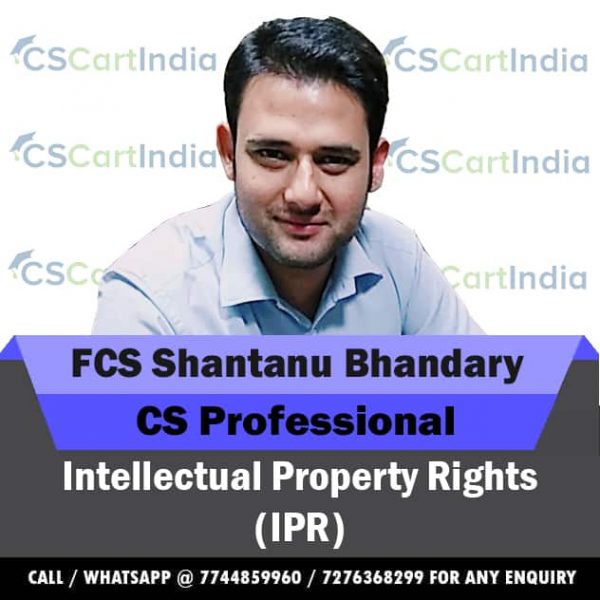 CS Professional Intellectual Property Rights Online Video Lectures