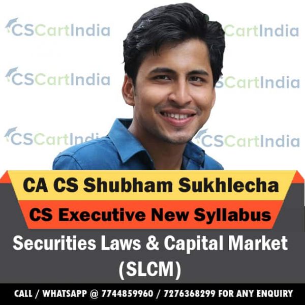 Shubham Sukhlecha CS Executive SLCM Video Lectures