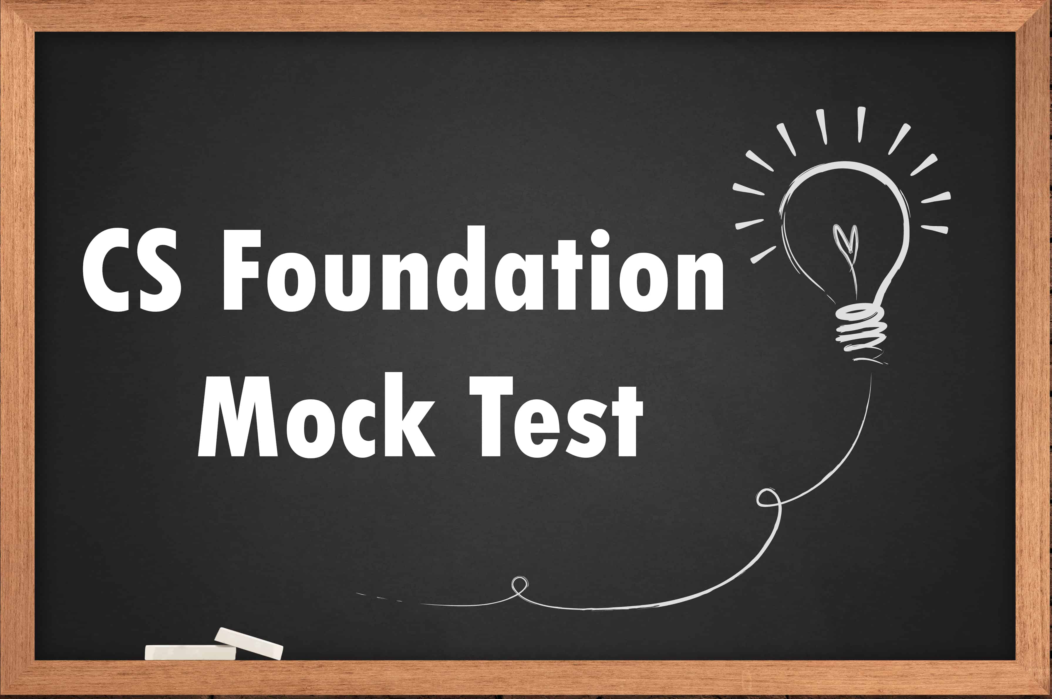 CS Foundation Mock Test
