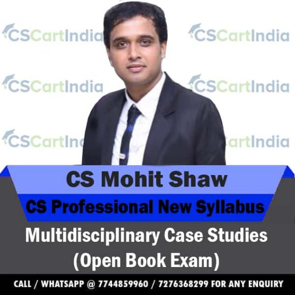 CS Professional Multidisciplinary Case Studies Video Lectures