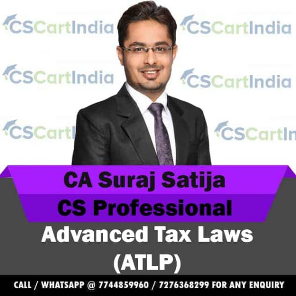 CS Professional Advanced Tax Laws Video Lecture