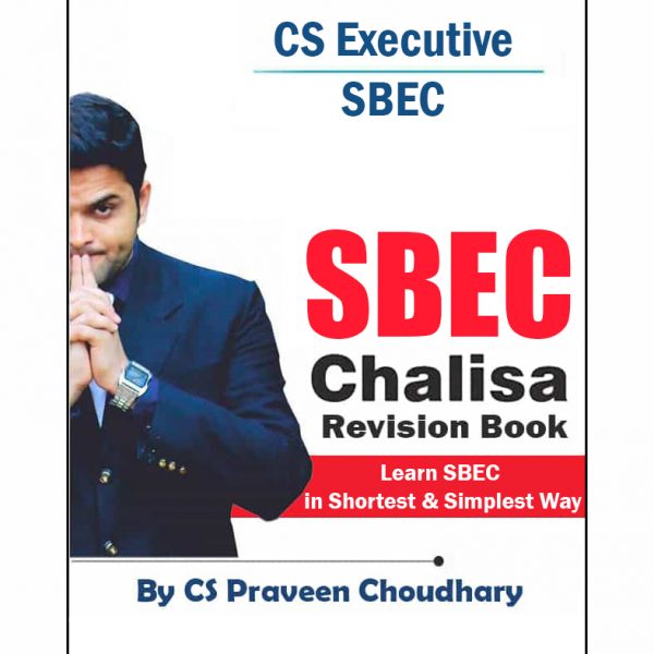 CS Executive SBEC Chalisa (Revision Book)